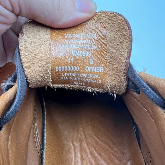 Wolverine 1000 Mile Leather Low Top Sneakers in Spice Size 11D - Picture 8 of 10